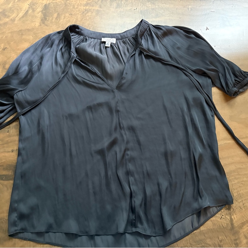 Current Air Charcoal Blouse